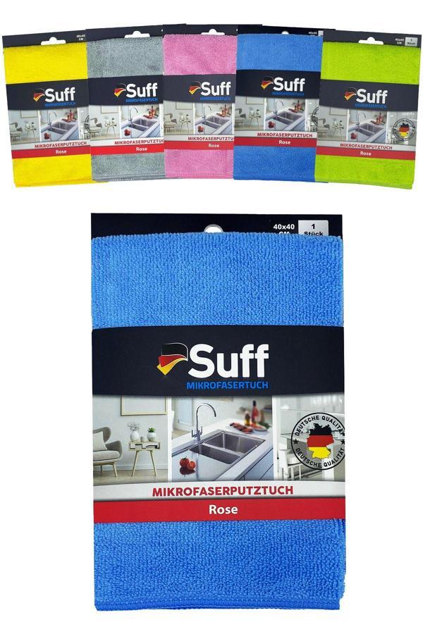 Suff Gül Mikrofiber Bez/ Genel Temizlik Bezi 40X40Cm ( 1 Adet ) - Image 1