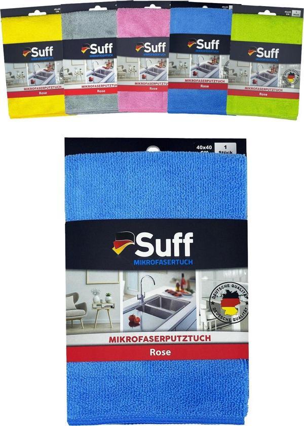 Suff Gül Mikrofiber Bez/ Genel Temizlik Bezi 40X40Cm ( 1 Adet ) - Image 1