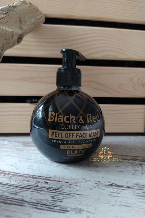 Black & Red Soyulabilir Siyah Yüz Maskesi 250 Ml Elsevkozmetik - Image 1