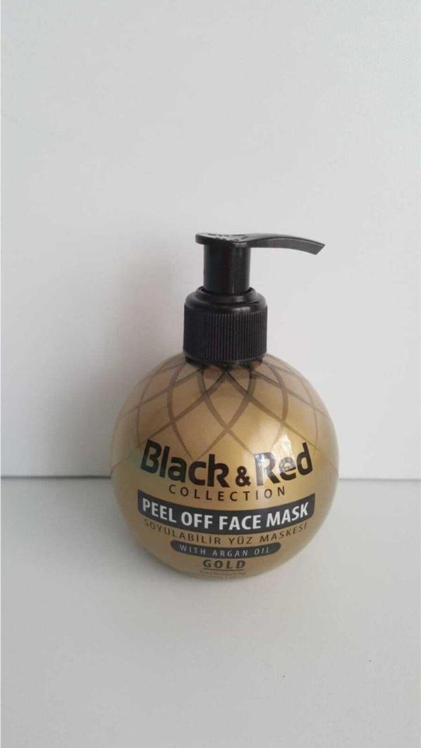 Black & Red Soyulabilir Yüz Maskesi|Gold|250Ml - Image 1