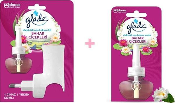 Glade Elektrikli Oda Kokusu Kit Bahar Çiçekleri + 1 Adet Yedek Bahar Çiçekleri - Image 1