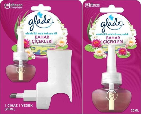 Glade Elektrikli Oda Kokusu Kit Bahar Çiçekleri + Yedek Bahar Çiçekleri - Image 1