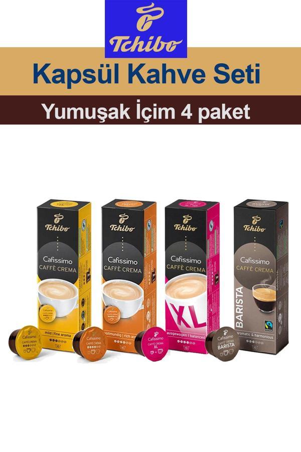 Tchibo Yumuşak İçin Kapsül Kahve Seti Xl Caffe Crema Barista Sadece Tchibo Kahve Makineleri İle Uyumludur - Image 1
