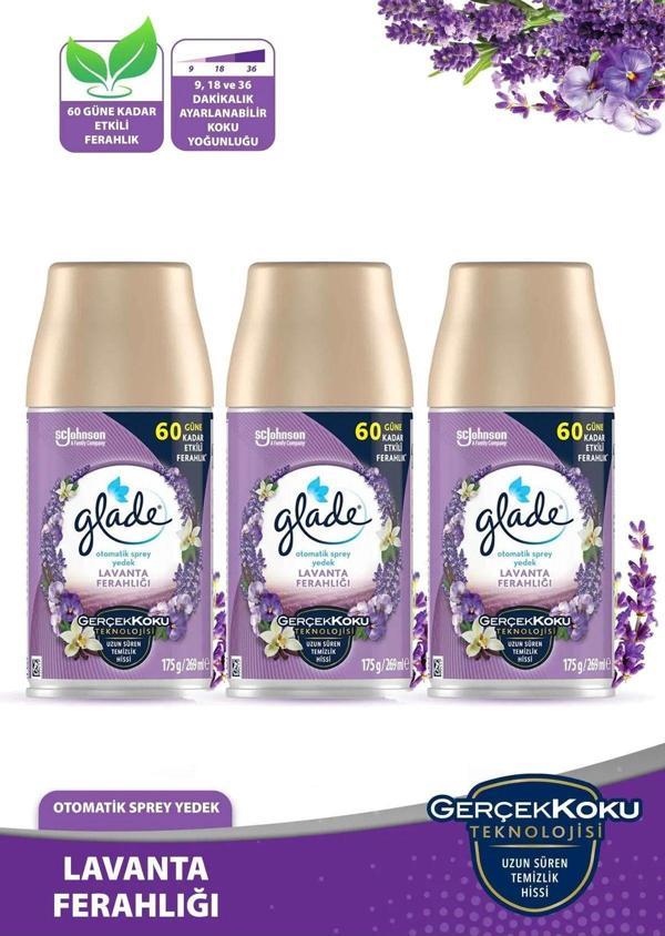 Glade Oda Kokusu Yedek Sprey Lavanta 3 X 269 Ml./175Gr. - Image 1
