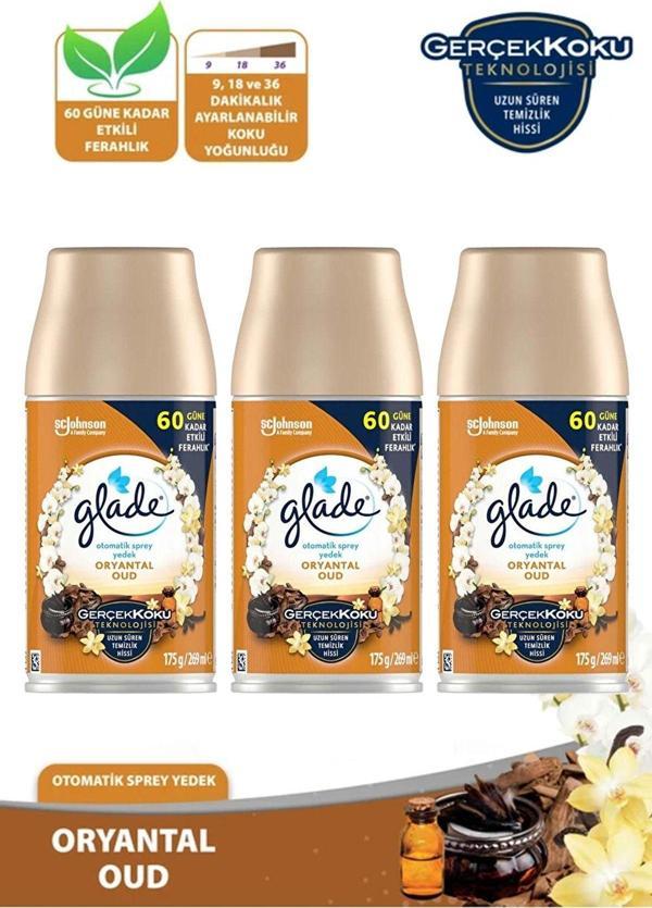 Glade Oda Kokusu Yedek Sprey Oryantal 3 X 269 Ml./175Gr. - Image 1