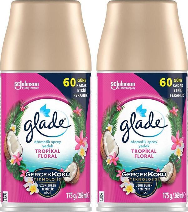 Glade Oda Kokusu Yedek Sprey Tropikal Floral 2 X 269 Ml./175Gr. - Image 1