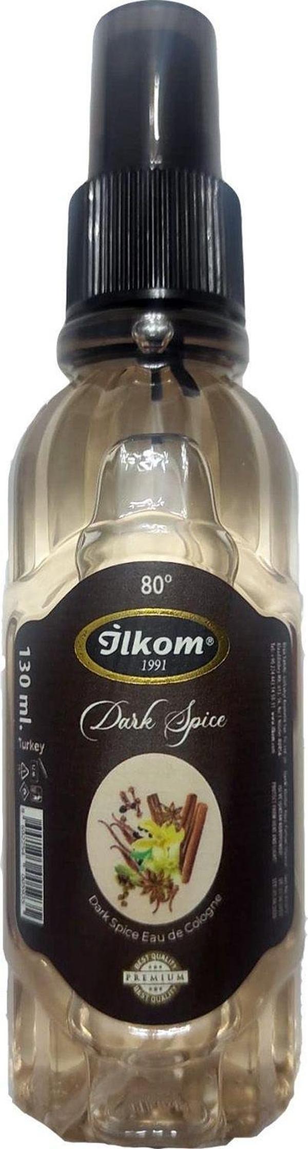 İlkom Dark Spice Kolonya 80 Derece 130 Ml Spreyli - Image 1