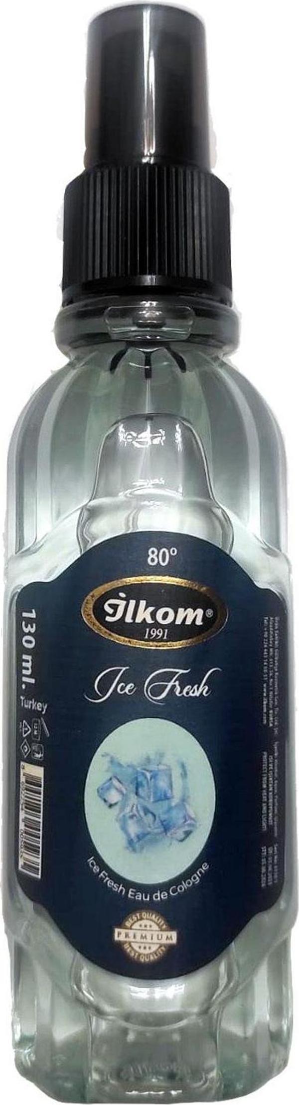 İlkom Ice Kolonya 80 Derece 130 Ml Spreyli - Image 1
