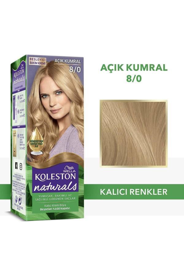 Wella Koleston Saç Boyası Naturals 8/0 Açık Kumral - Image 1