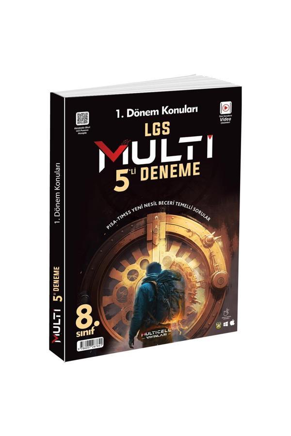 Multicell Yayınları 8.Sınıf Lgs Multi 5Li Deneme 1.Dönem Konuları - Damla Yayınevi - Image 1