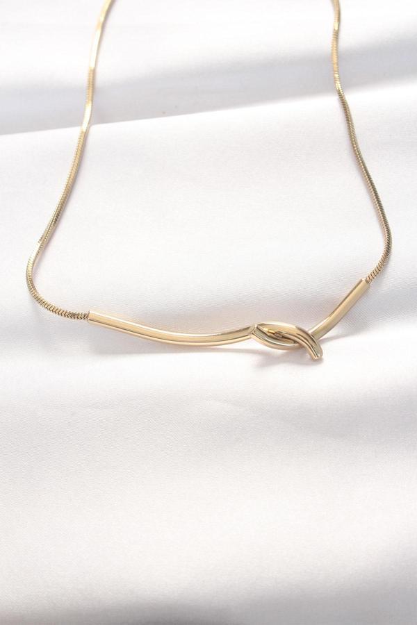 316L Çelik Gold Renk Kolye - Image 1