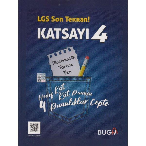 Buga Yayınları 8. Sınıf Matematik Türkçe Fen Katsayı 4 Soru Bankası - Buga Yayınları - Image 1