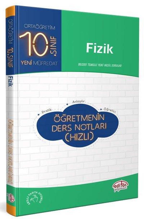 Editör Yayınları 10. Sınıf Fizik Hızlı Öğretmenin Ders Notları - Editör - Image 1