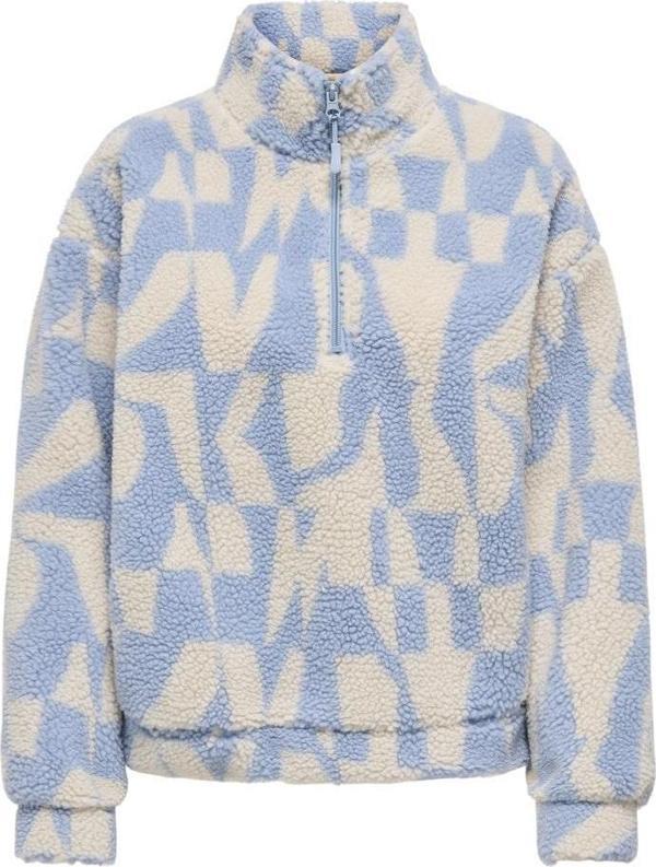 ONLNEW JANNE L/S HALF ZIP BOX SWT  - Image 1