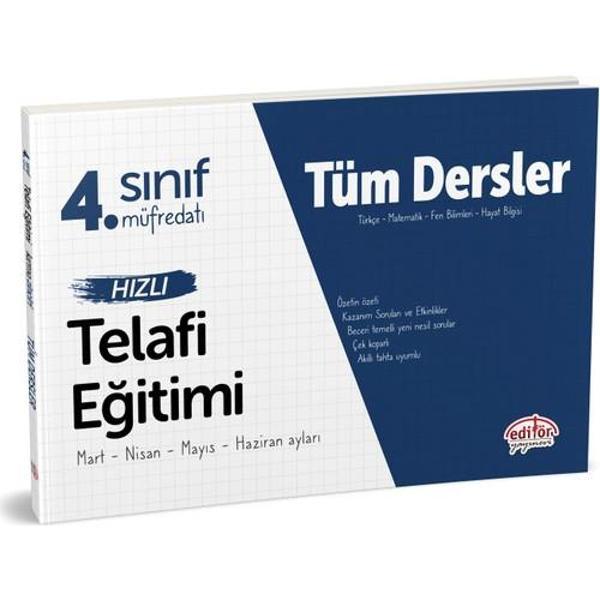 Editör Yayınları 4. Sınıf Tüm Dersler Hızlı Telafi Eğitimi - Editör - Image 1