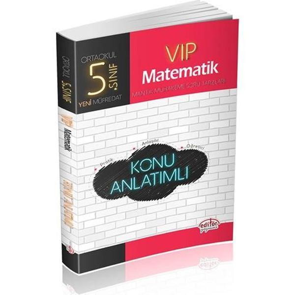 Editör Yayınları 5. Sınıf Vip Matematik Konu Anlatımlı - Editör - Image 1