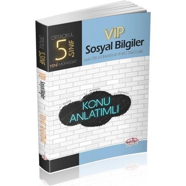 Editör Yayınları 5. Sınıf Vip Sosyal Bilgiler Konu Anlatımlı - Editör - Image 1