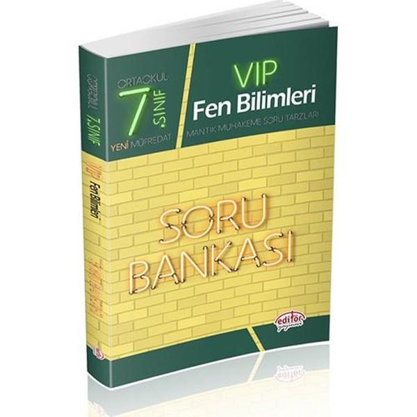 Editör Yayınları 7. Sınıf Vıp Fen Bilimleri Soru Bankası - Editör - Image 1