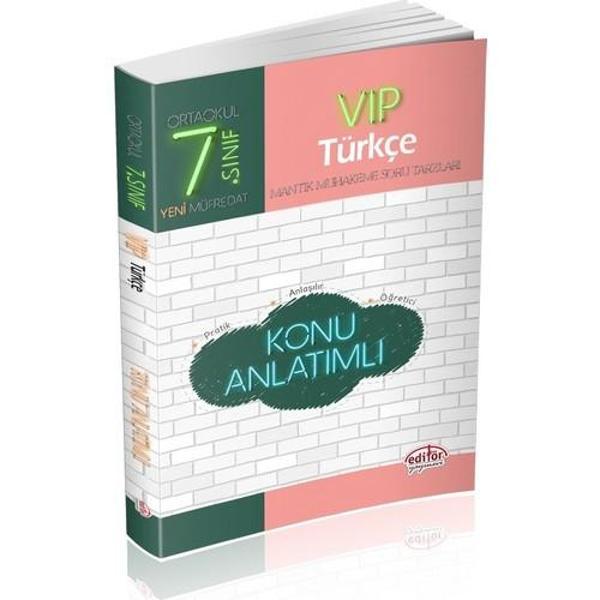 Editör Yayınları 7. Sınıf Vıp Türkçe Konu Anlatımlı - Editör - Image 1