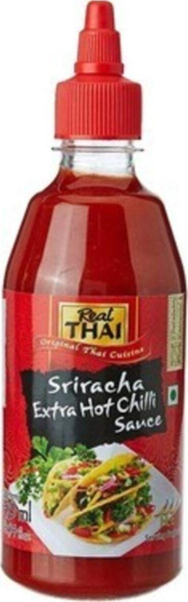 Real Thai Sriracha Extra Hot Chilli Sauce 430 Ml - Image 1
