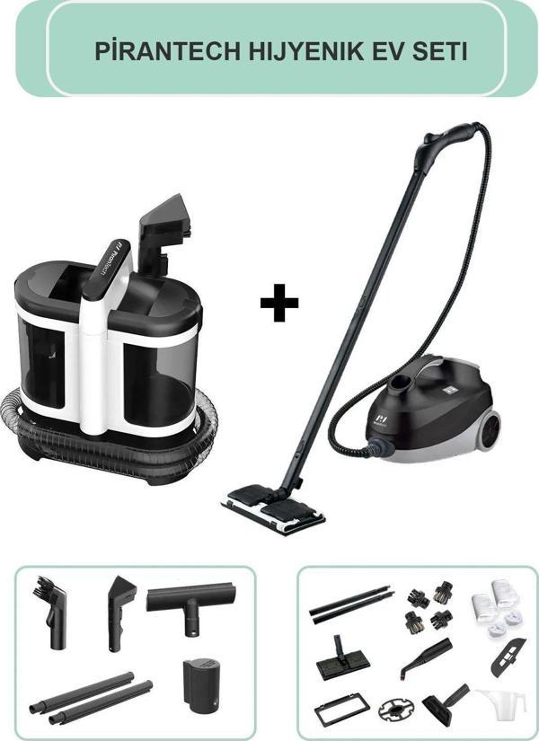 Cb-107c Buharlı Temizlik Makinası / V22c Koltuk Ve Halı Yıkama Makinesi (HİJYENİK EV SETİ) - Image 1