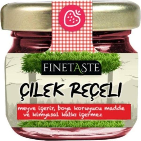 Fine Taste Çilek Reçeli (% 45 Meyve) 34 Gr X 6 Adet - Image 1