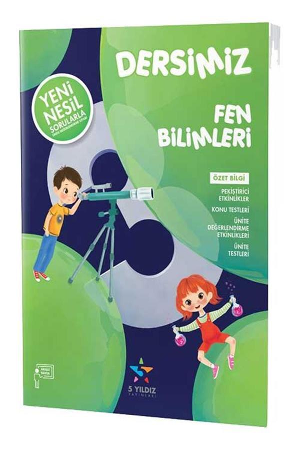 5 Yıldız Yayınları 3. Sınıf Fen Bilimleri Etkinlikli Soru Bankası - 5 Yıldız Yayınları - Image 1