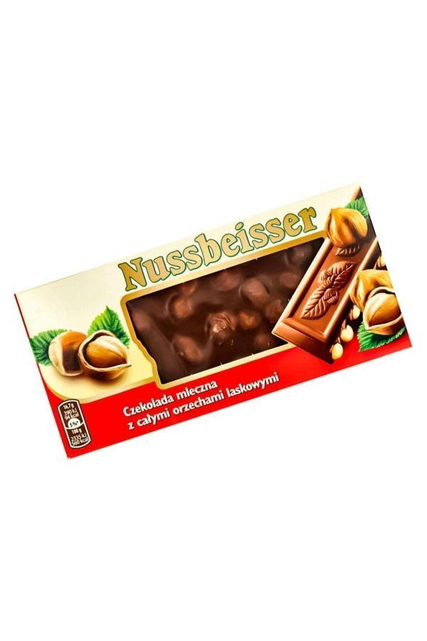 Mondelez Nussbeisser Bütün Fındıklı Sütlü Çikolata 100 Gr Ithal - Image 1