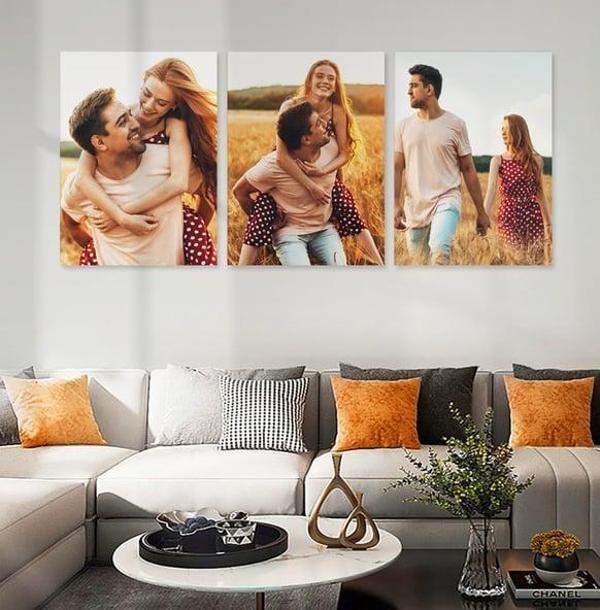 Kişiye Özel Fotoğraflı 3’lü MDF Tablo Seti (20x28 cm) - Image 1