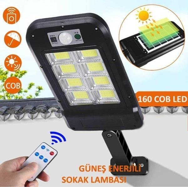 Uzaktan Kumandalı 160 Led Solar Bahçe Lambası - Image 1