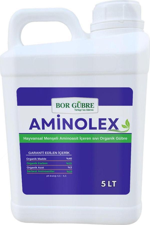 Bor Gübre Hayvansal Amino Asit Gübresi - Aminolex- 5Lt (Fabrikadan Halka Üretim Zinciri Kampanyası) - Image 1