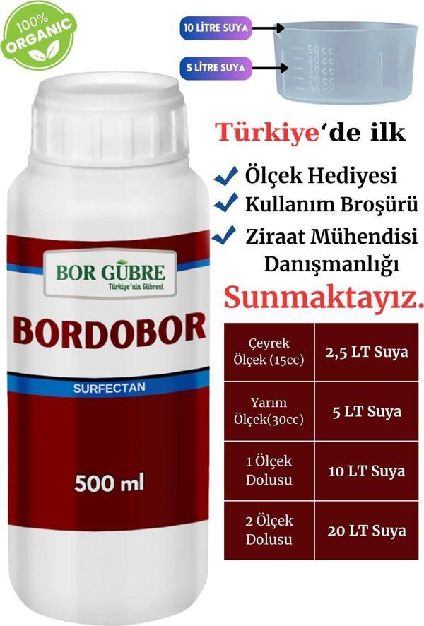 Bor Gübre Sıvı Gübre- 500Ml (Bordobulamacı) Bakır Içerikli Bitki Besini Ve Koruyucu Bordo Bulamacı - Image 1