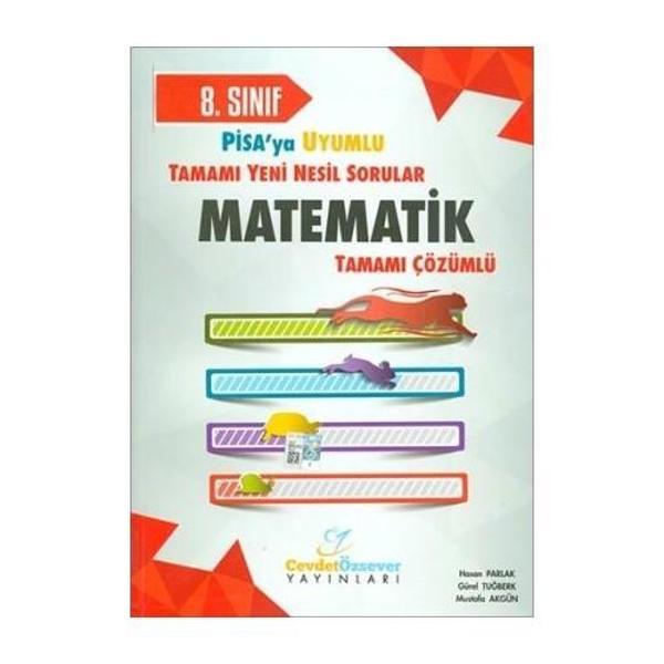 Cevdet Özsever Yayınları 8. Sınıf Yeni Nesil Matematik Tamamı Çözümlü Soru Bankası - Cevdet Özsever Yayınları - Image 1