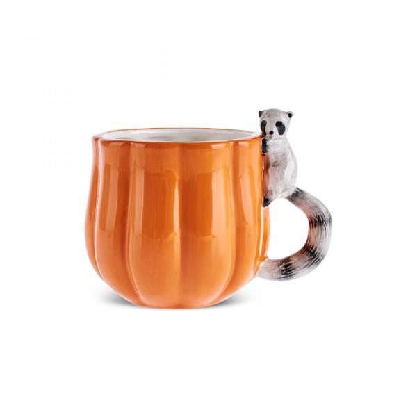 Karaca Cozy Bal Kabağı Rakun Kupa 320 ml - Image 1