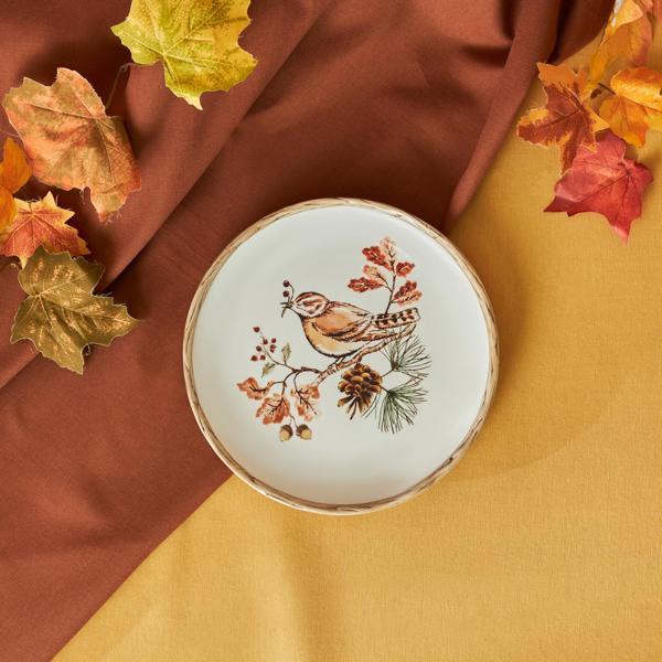 Karaca Cozy Kuş Pasta Tabağı 21 cm - Image 1
