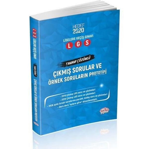 Editör Yayınları Lgs Çıkmış Sorular Ve Örnek Soruların Prototipi Hedef 2020 - Editör - Image 1