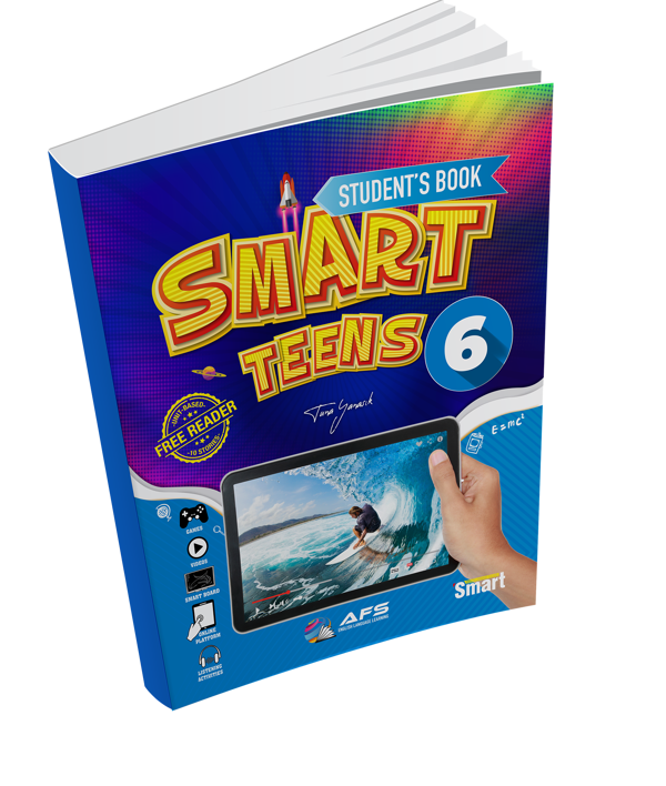 Afs Yayınları 6. Sınıf English Smart Teens Students Book+Short Stories - AFS Yayınları - Image 1
