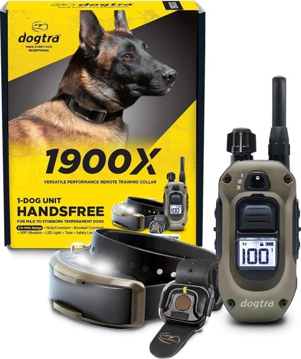 Dogtra 1900X Eller Serbest E-Collar Köpek Eğitimi - 3/4 Mil, 20+ Kg Köpekler - Image 1