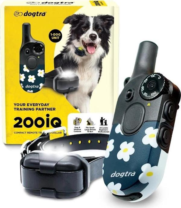 Dogtra 200iQ Uzaktan Eğitim E-Tasması 4,5+ Kg Köpekler - Çiçekli - Image 1