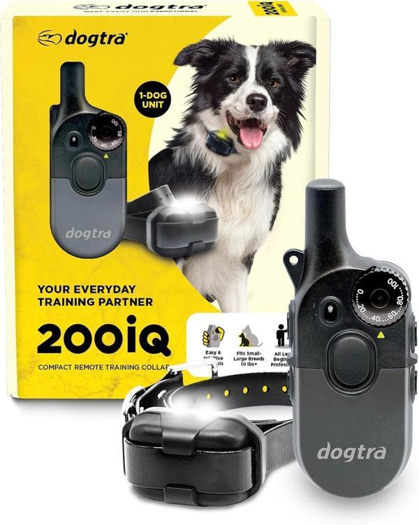 Dogtra 200iQ Uzaktan Eğitim E-Tasması 4,5+ Kg Köpekler - Gri - Image 1