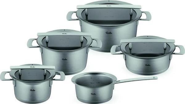 Fissler Phi Collection Cam Kapak 9 Parça Tencere Seti - Image 1