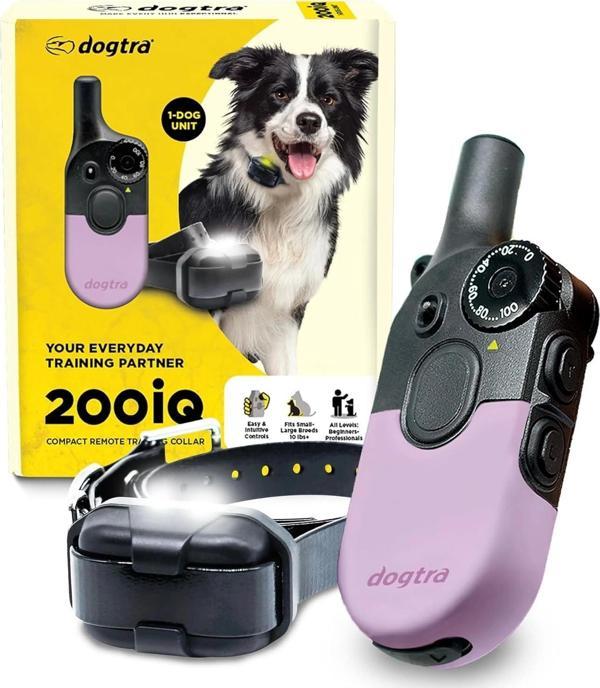 Dogtra 200iQ Uzaktan Eğitim E-Tasması 4,5+ Kg Köpekler - Lavanta - Image 1