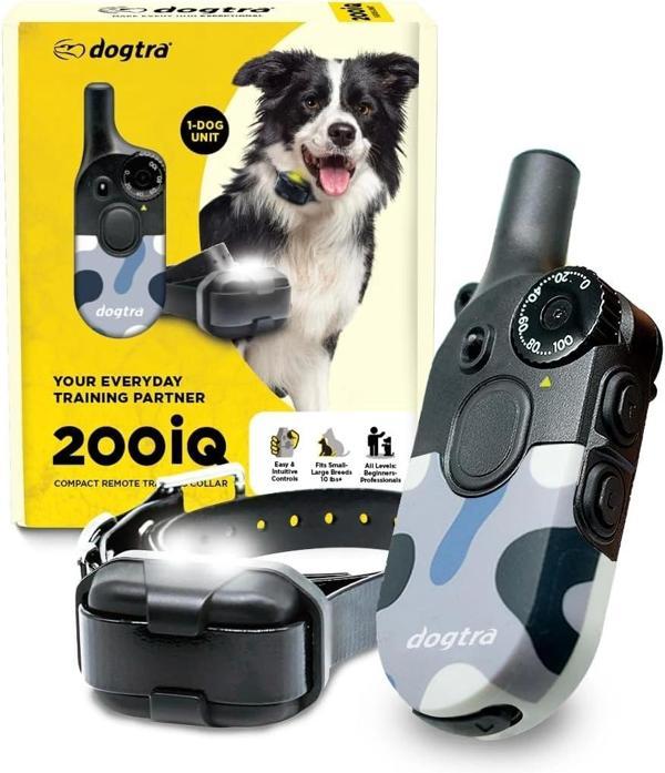Dogtra 200iQ Uzaktan Eğitim E-Tasması 4,5+ Kg Köpekler - Soyut Mavi - Image 1