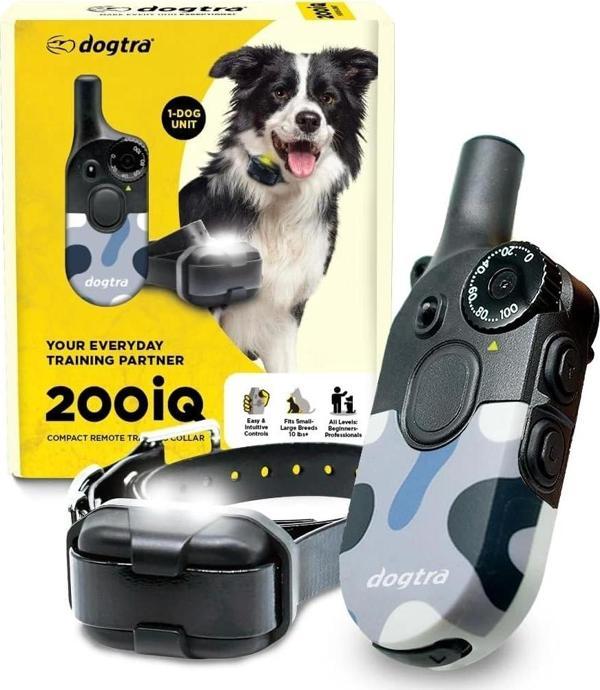 Dogtra 200iQ Uzaktan Eğitim E-Tasması 4,5+ Kg Köpekler - Soyut Mavi - Image 1