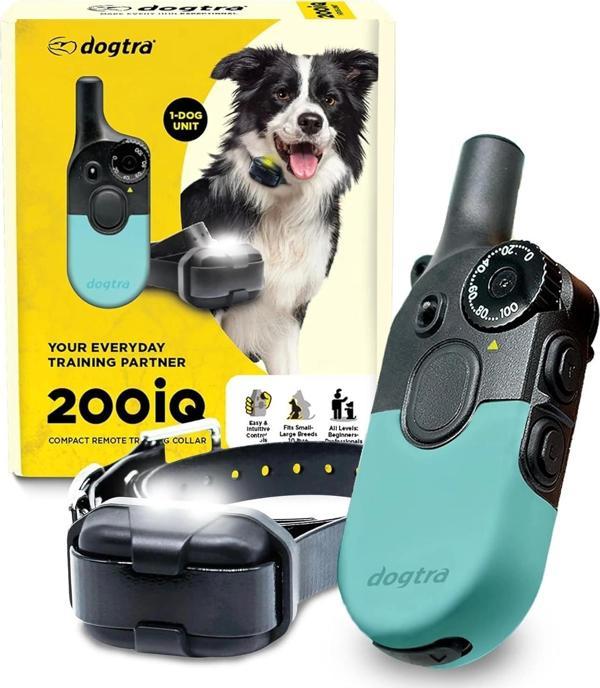 Dogtra 200iQ Uzaktan Eğitim E-Tasması 4,5+ Kg Köpekler - Turkuaz - Image 1