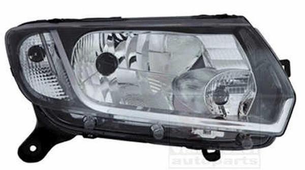 Renault Logan Iı   Sandero Iı 2013  Far Sağ Manual Sıyah (Oem No:260105344R) - Image 1