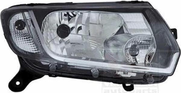 Renault Logan Iı   Sandero Iı 2013  Far Sağ Manual Sıyah (Oem No:260105344R) - Image 1