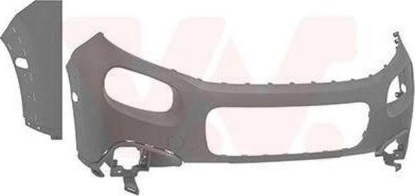Citroen  C3  2016-2020  Ön Tampon Astarlı Gri/Dodik Delikli (Tyg) (Oem No:1618082680) - Image 1