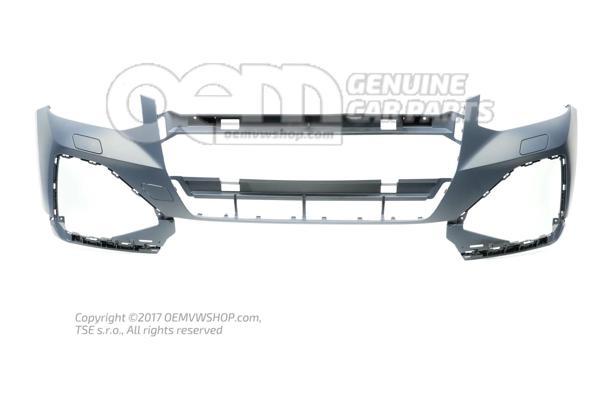 Audi  Q2  2021-2023  Ön Tampon Astarlı Gri/Far Yıkama Delikli/Sensör Deliksiz (Tyg) (Oem No:81A80706 - Image 1