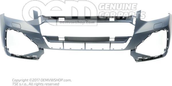 Audi  Q2  2021-2023  Ön Tampon Astarlı Gri/Far Yıkama Delikli/Sensör Deliksiz (Tyg) (Oem No:81A80706 - Image 1